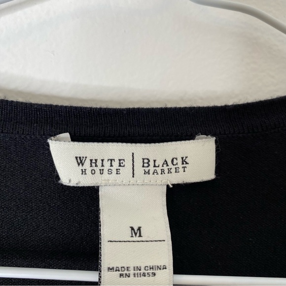 WHBM Black Cropped Shrug Sweater - Picture 9 of 9